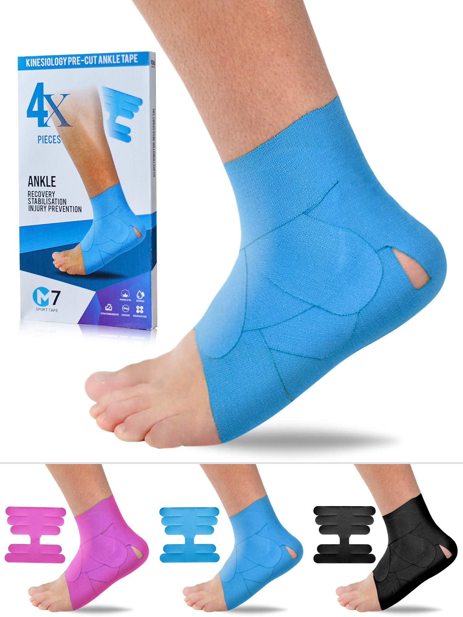 therapeutic ankle tape for ankle injury