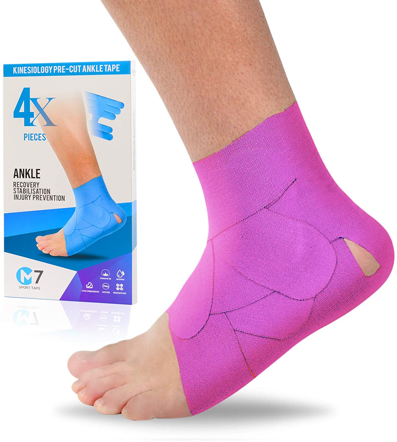 ankle tape pink